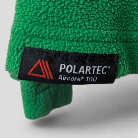 Lands' End Green Polar Fleece Sweater - Picture 5 of 6